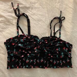 Torrid Smocked Keyhole Bralette